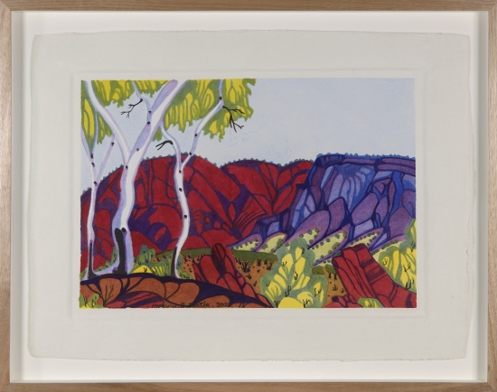 Mervyn Rubuntja, Tjorita/ West MacDonnell Ranges, NT, 2021