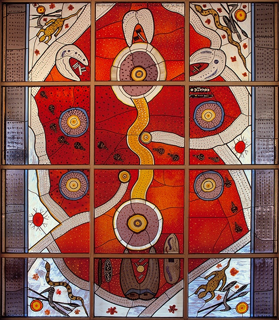 Wenten Rubuntja and Cedar Prest's Stained Glass Window