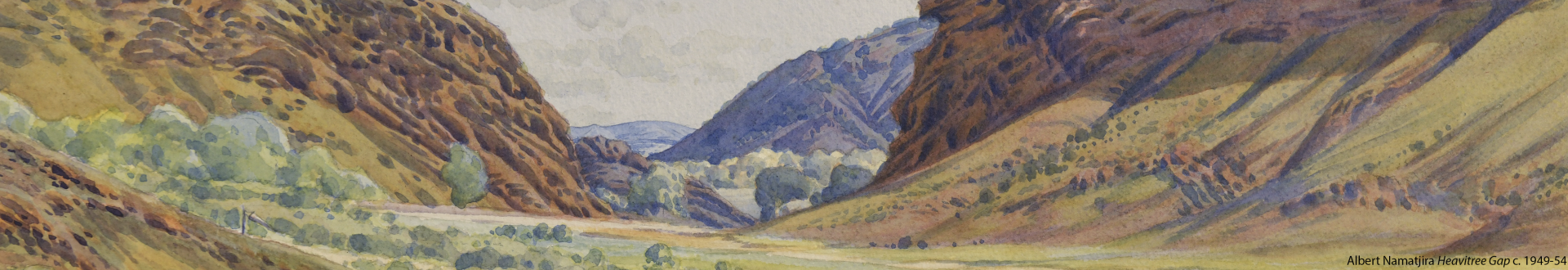 Albert Namatjira c.1949-54 Heavitree Gap